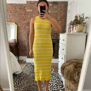Banana Republic Ribbed Midi Dress